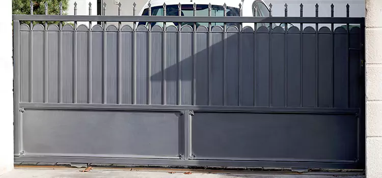 Metal Driveway Gate Installation Terrebonne